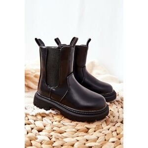 Children's Boots Insulated Black Aletris