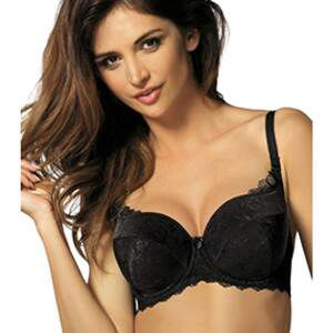 Reinforced bra Linda / B4 - black