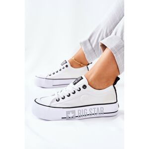 Sneakers On A Platform BIG STAR II274021 White