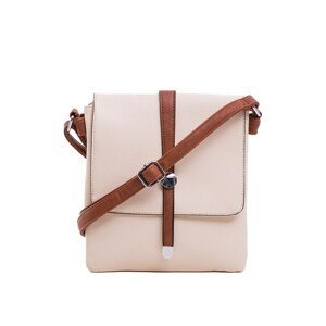 Ladies' beige bag with an adjustable strap