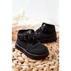 Children's Insulated High Sneakers Black Clafi