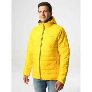 IRSOM men's winter jacket for the city yellow