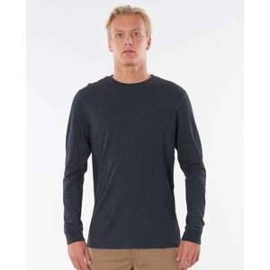 T-shirt Rip Curl PIVOTING L / S TEE Black Marled