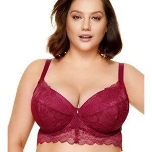 Reinforced bra Charlize / B4 - burgundy