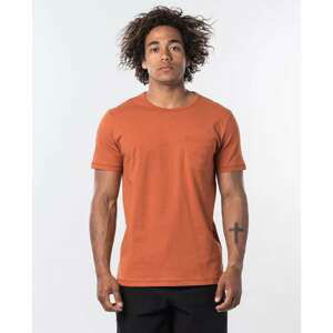 T-shirt Rip Curl ECO CRAFT S / S TEE Terracotta