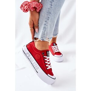 Sneakers On A Platform BIG STAR II274025 Red