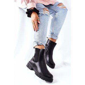 Women's Insulated Chelsea Boots Black Roulette