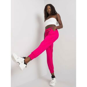 Fuchsia women's cotton pants