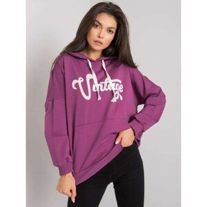 Ladies' purple hoodie