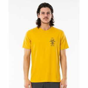 Rip Curl T-shirt SEARCH ESSENTIAL TEE Mustard