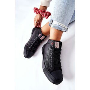 Women's High Sneakers Cross Jeans II2R4032C Black