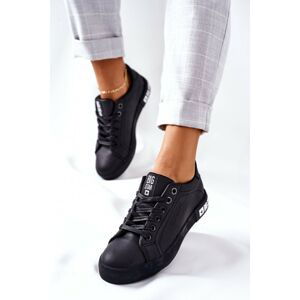 Women's Leather Sneakers BIG STAR II274030 Black