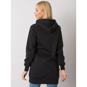 Black padded hoodie