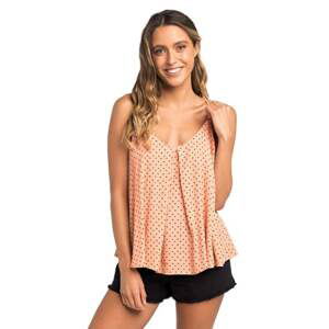 Tank Top Rip Curl MISTY COAST SHIRT Peach Nectar