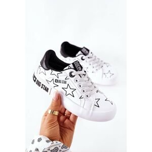 Children's Leather Sneakers BIG STAR II374001 White