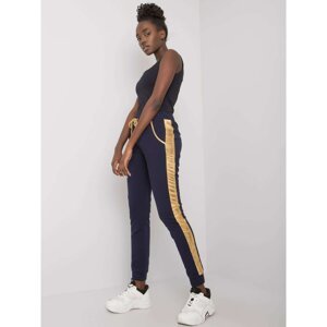 Women's navy blue and gold tracksuits