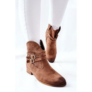 Women's Suede Boots Warmed Beige Castlerock