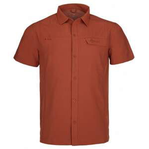 Men's outdoor shirt Kilpi BOMBAY-M dark red