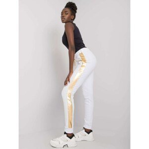 Women's white and gold tracksuits