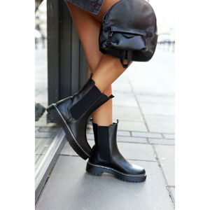Women's High Chelsea Boots Black Nemoreva