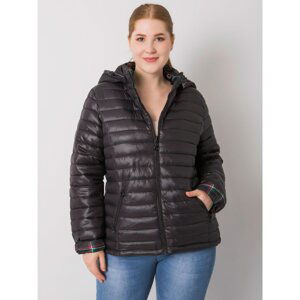 Black double-sided jacket plus sizes