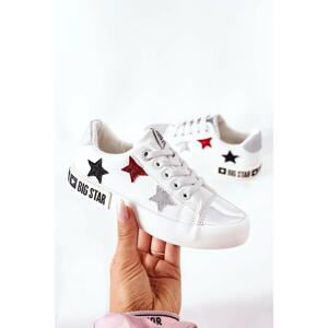 Children's Leather Sneakers BIG STAR II374032 White