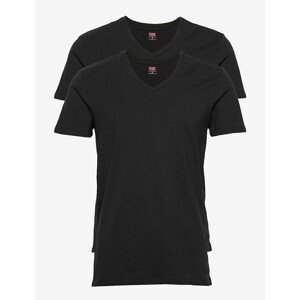 2PACK men's t-shirt Levis V-neck black (905056001 884)