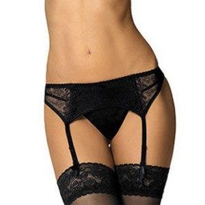 Women's Garter Waist Yvette / PPN - black