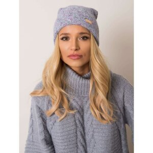 RUE PARIS Light purple melange hat