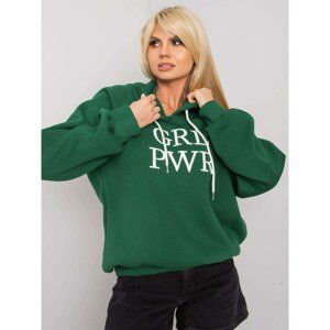 Debby Green Padded Hoodie