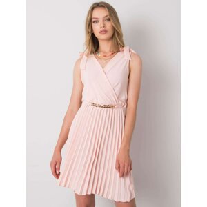 Light pink pleated dress