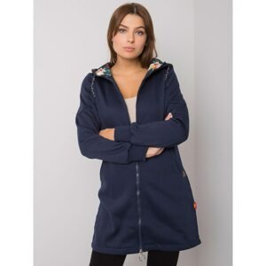 Navy blue hoodie with pockets