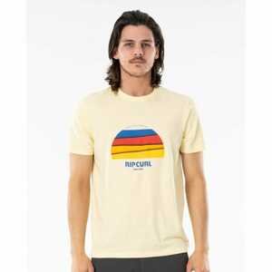 T-shirt Rip Curl SURF REVIVAL HEY MUMA TEE Pale Yellow