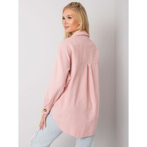 Women's pink shirt with pockets