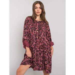 Earlene pink viscose dress