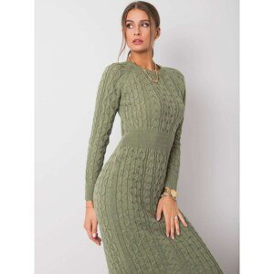 RUE PARIS Green knitted dress