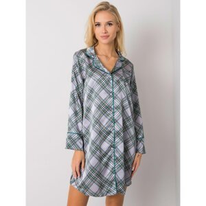 Gray plaid nightgown