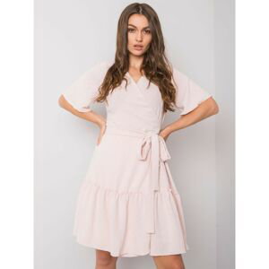 Light pink dress with tie