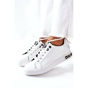 Women's Leather Sneakers BIG STAR II274031 White-Black