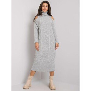 Gray knitted dress RUE PARIS
