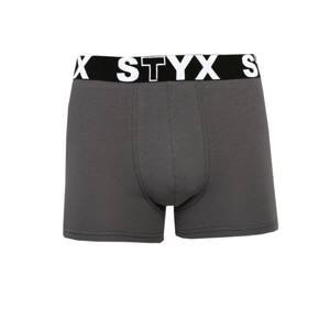 Children's boxers Styx sports rubber dark gray (GJ1063)