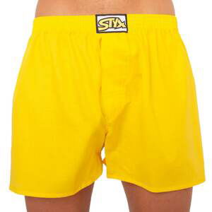 Men's shorts Styx classic rubber oversize yellow (E1068)