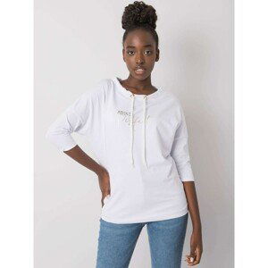 Women's white cotton blouse