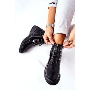 Zippered shoes black Vica