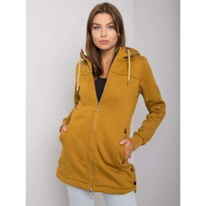 Women's honey zip-up sweatshirt