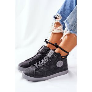 Leather Insulated Sneakers Big Star II274148 Black