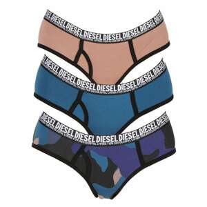 Set of three women's panties in pink and blue Color Diesel - Women