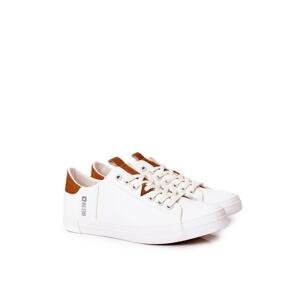 Men's Leather Sneakers Big Star GG174025 White