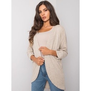 Ladies' beige knitted cape