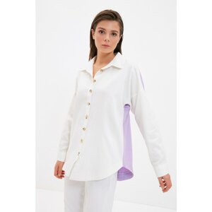 Trendyol Lilac Button Detailed Shirt